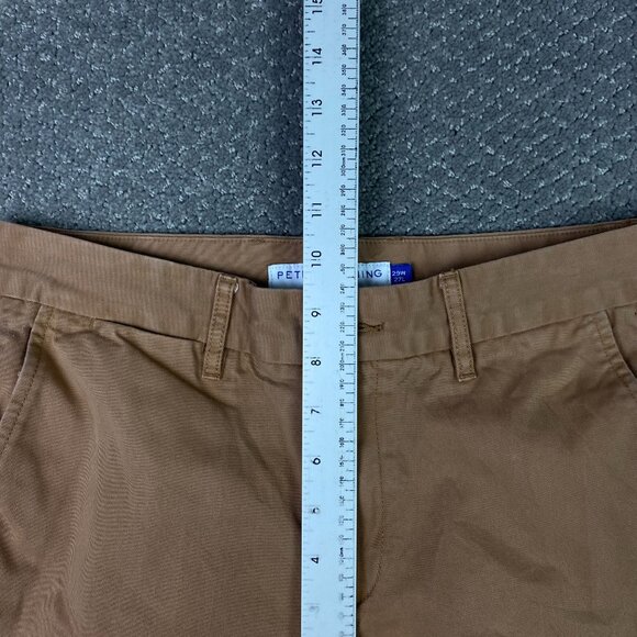 Peter Manning Slim Fit Chino Pants Men's 29 x 27 Measures 29 x 26 Brown Cotton - Picture 11 of 14